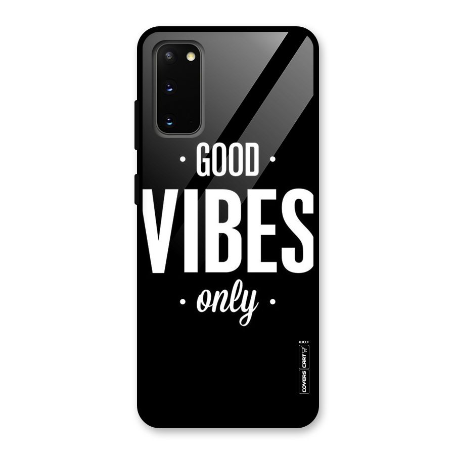 Just Vibes Glass Back Case for Galaxy S20
