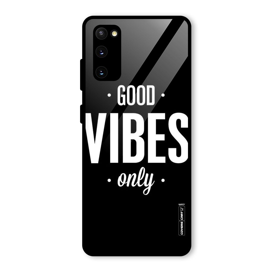 Just Vibes Glass Back Case for Galaxy S20 FE 5G