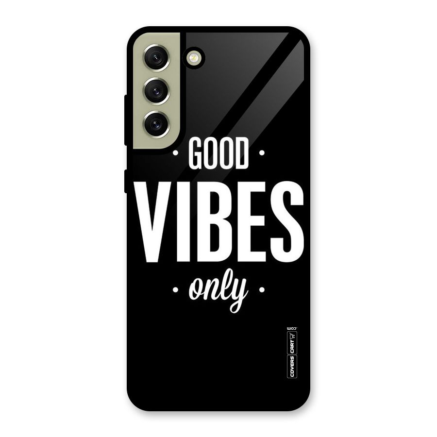 Just Vibes Glass Back Case for Galaxy S21 FE 5G