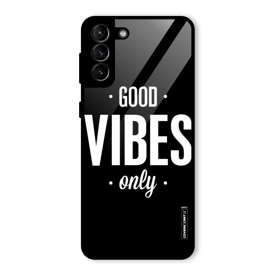 Just Vibes Glass Back Case for Galaxy S21 Plus