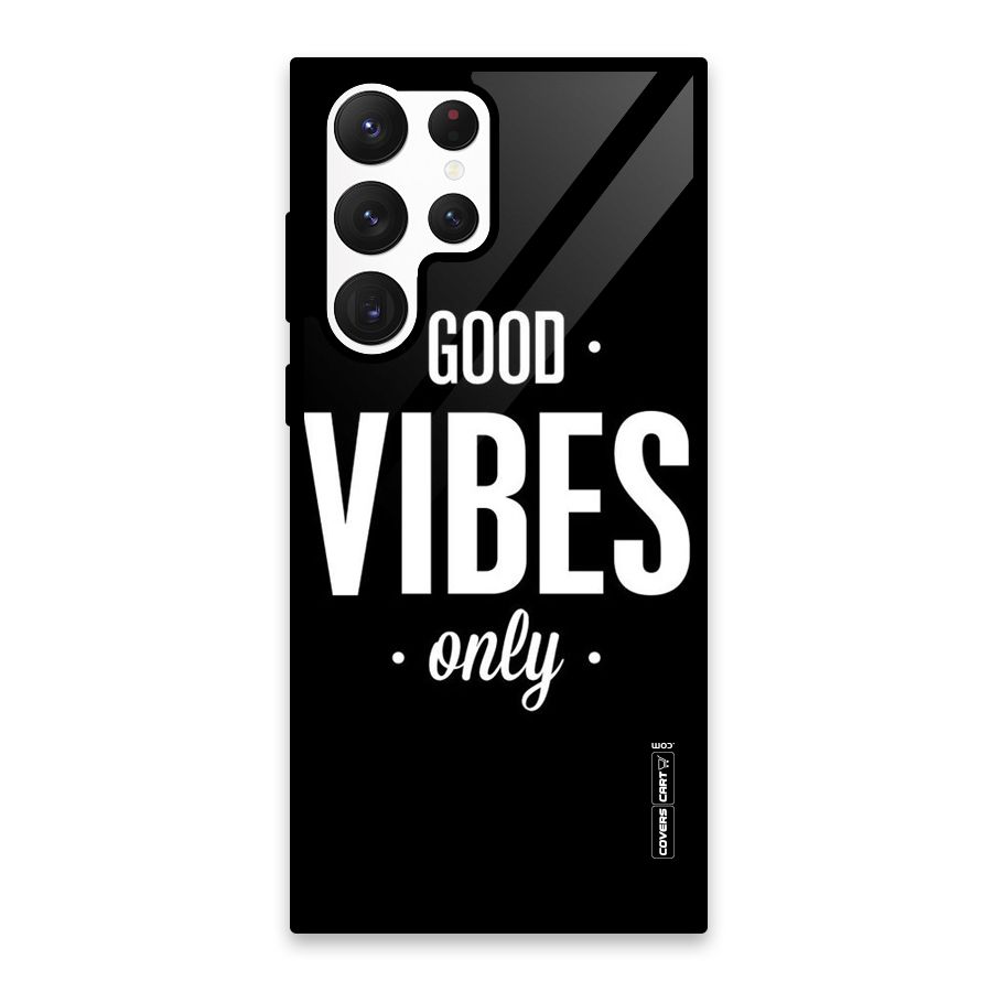 Just Vibes Glass Back Case for Galaxy S22 Ultra 5G