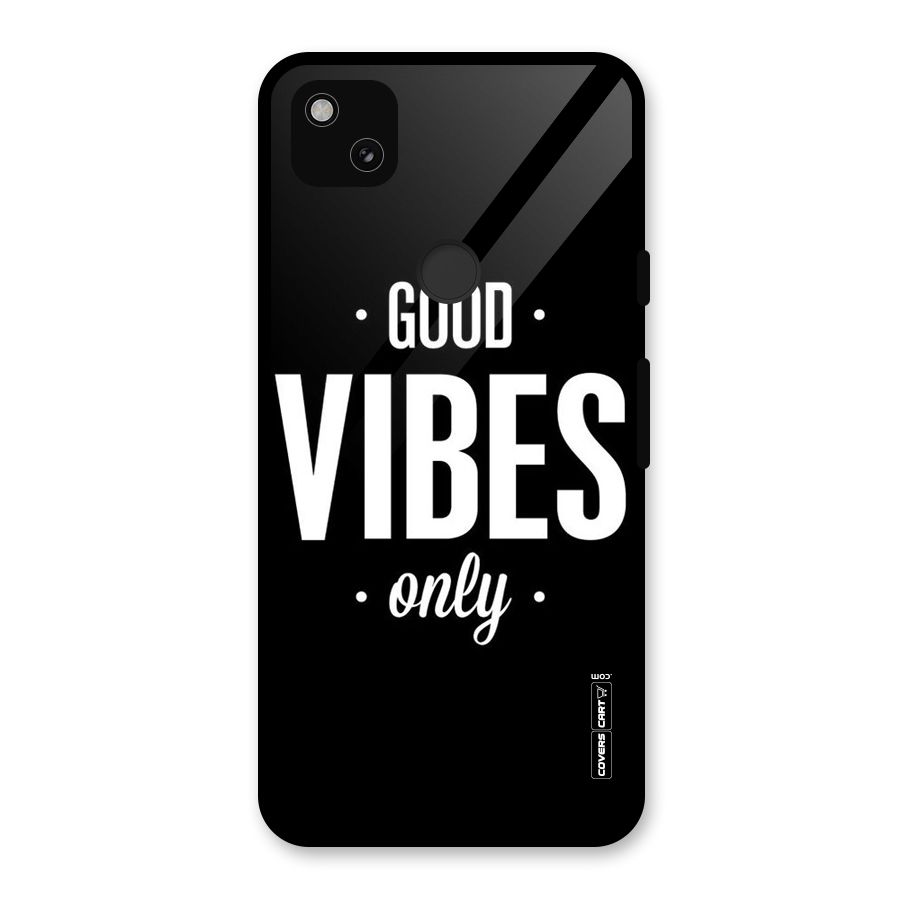 Just Vibes Glass Back Case for Google Pixel 4a