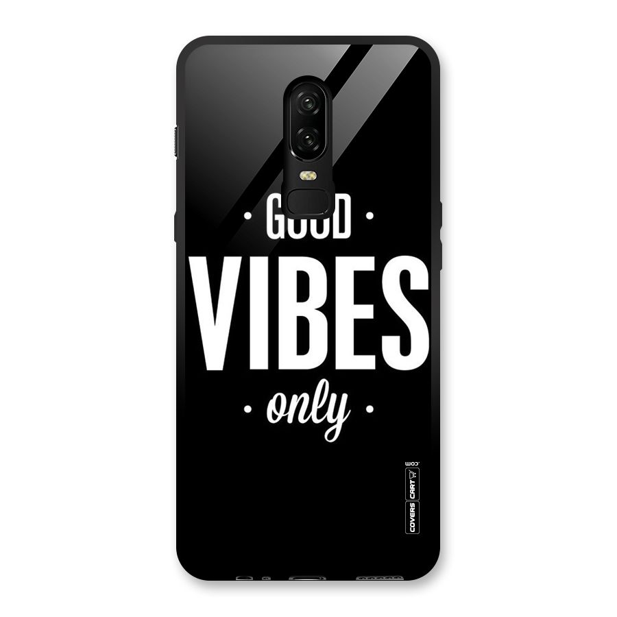 Just Vibes Glass Back Case for OnePlus 6