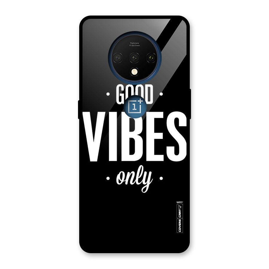 Just Vibes Glass Back Case for OnePlus 7T