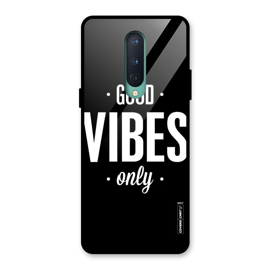 Just Vibes Glass Back Case for OnePlus 8