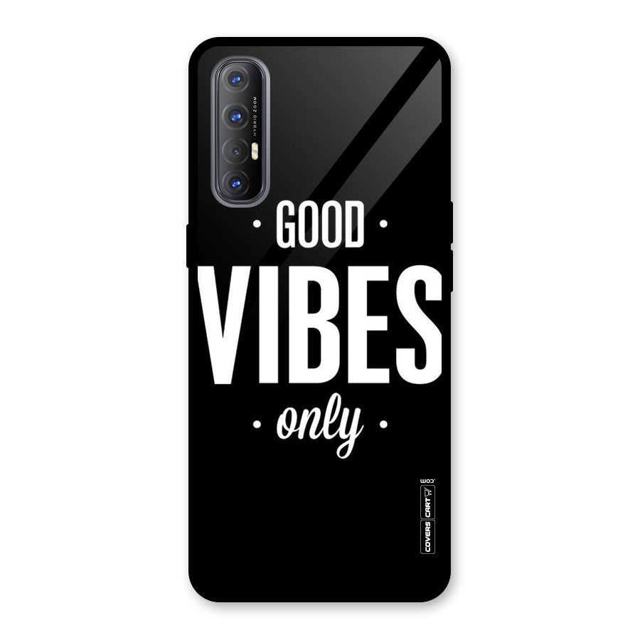 Just Vibes Glass Back Case for Oppo Reno3 Pro
