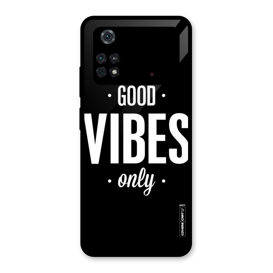 Just Vibes Glass Back Case for Poco M4 Pro 4G