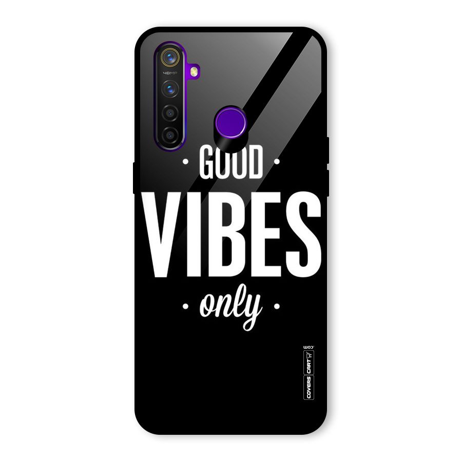 Just Vibes Glass Back Case for Realme 5 Pro