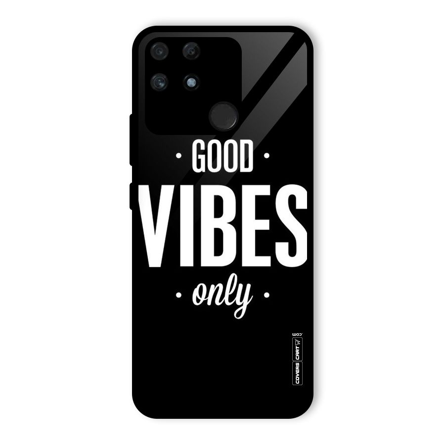 Just Vibes Glass Back Case for Realme Narzo 50A
