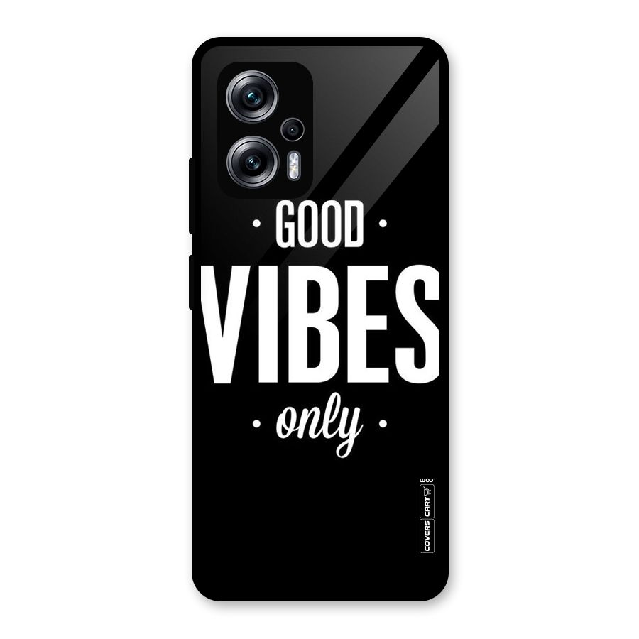 Just Vibes Glass Back Case for Redmi K50i