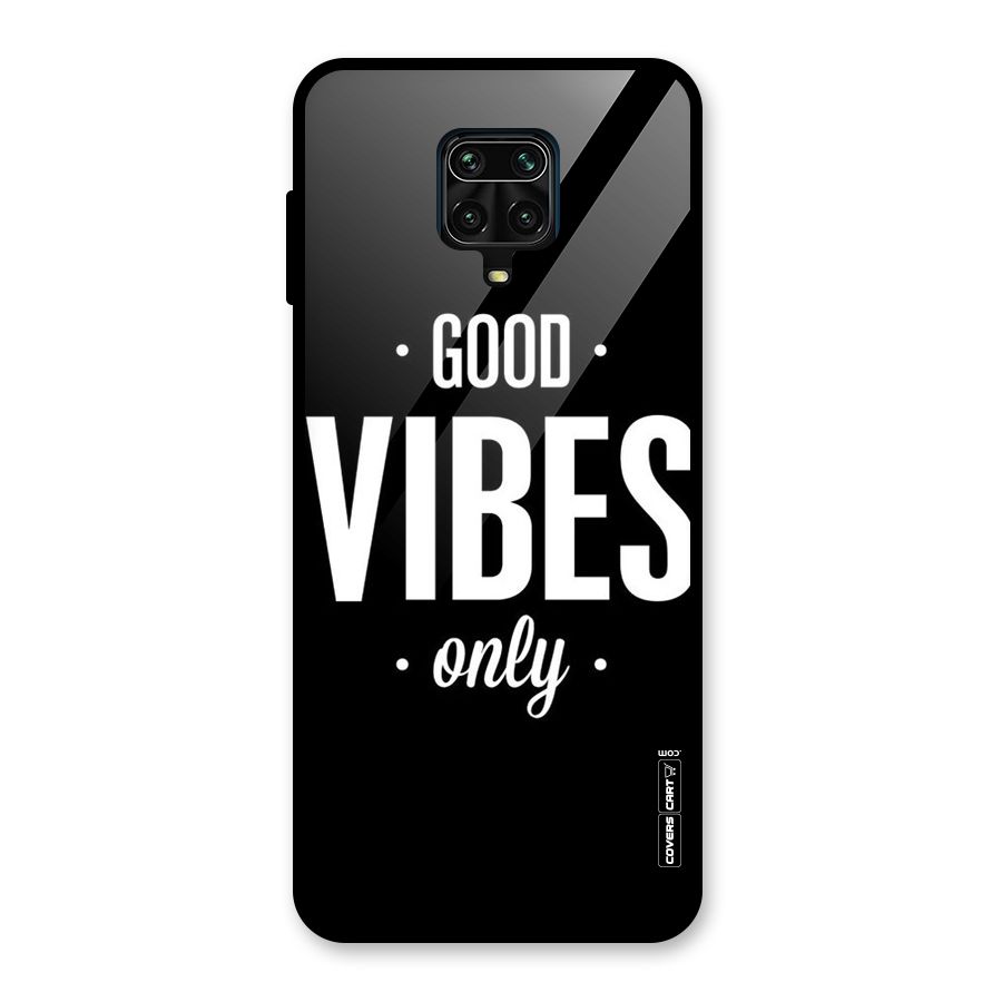 Just Vibes Glass Back Case for Redmi Note 10 Lite