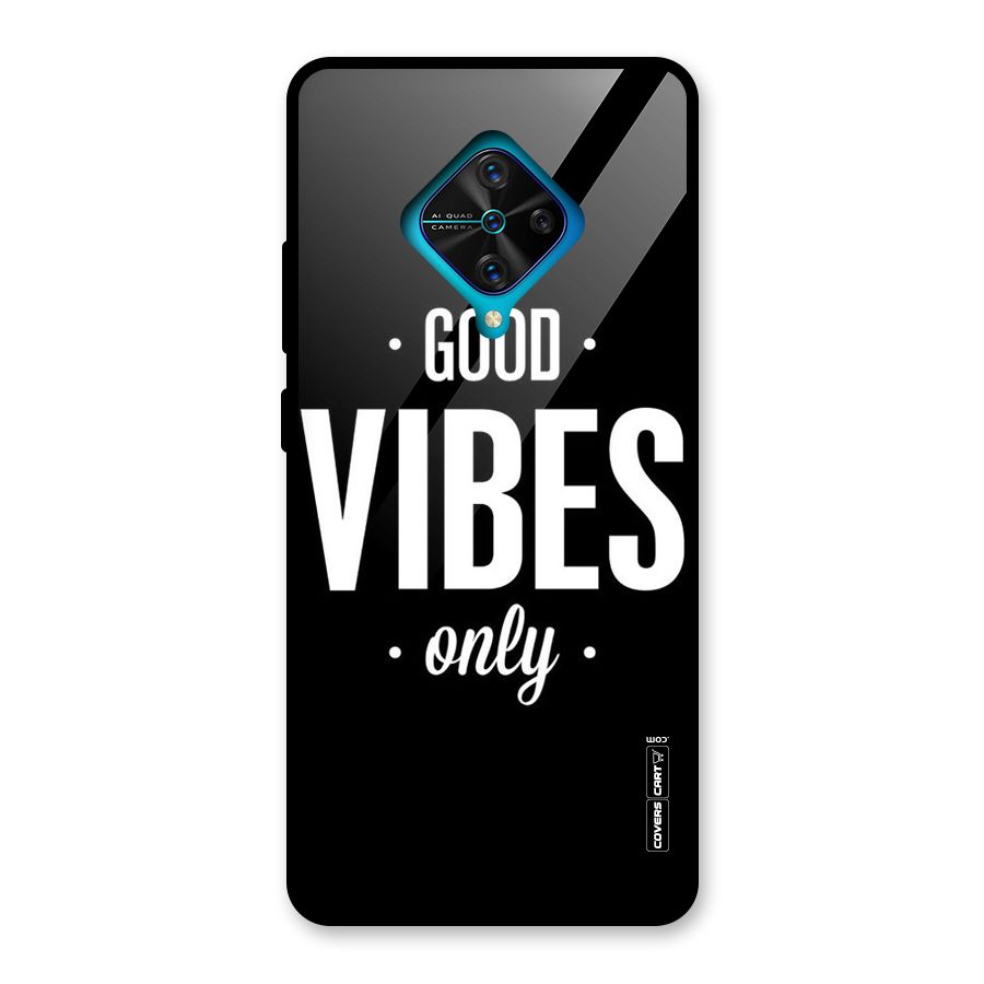 Just Vibes Glass Back Case for Vivo S1 Pro