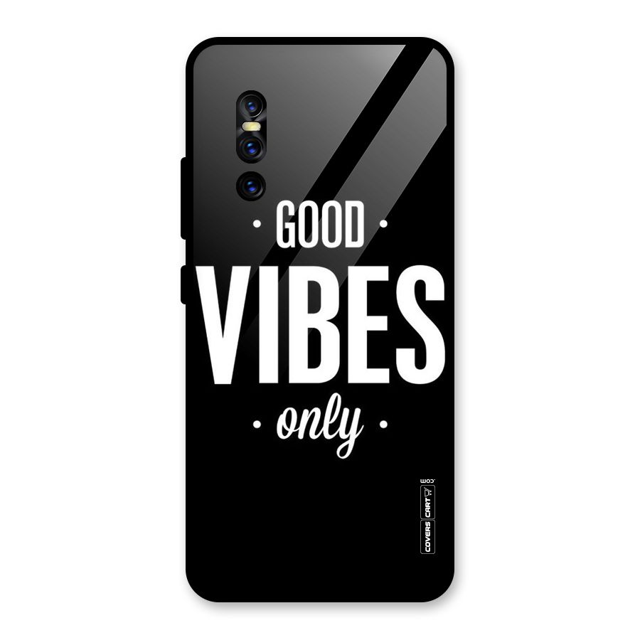 Just Vibes Glass Back Case for Vivo V15 Pro
