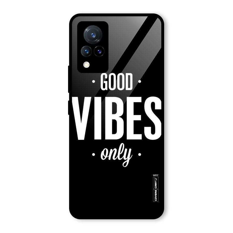 Just Vibes Glass Back Case for Vivo V21 5G