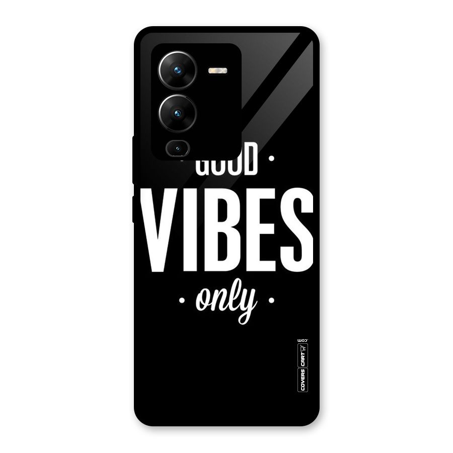 Just Vibes Glass Back Case for Vivo V25 Pro