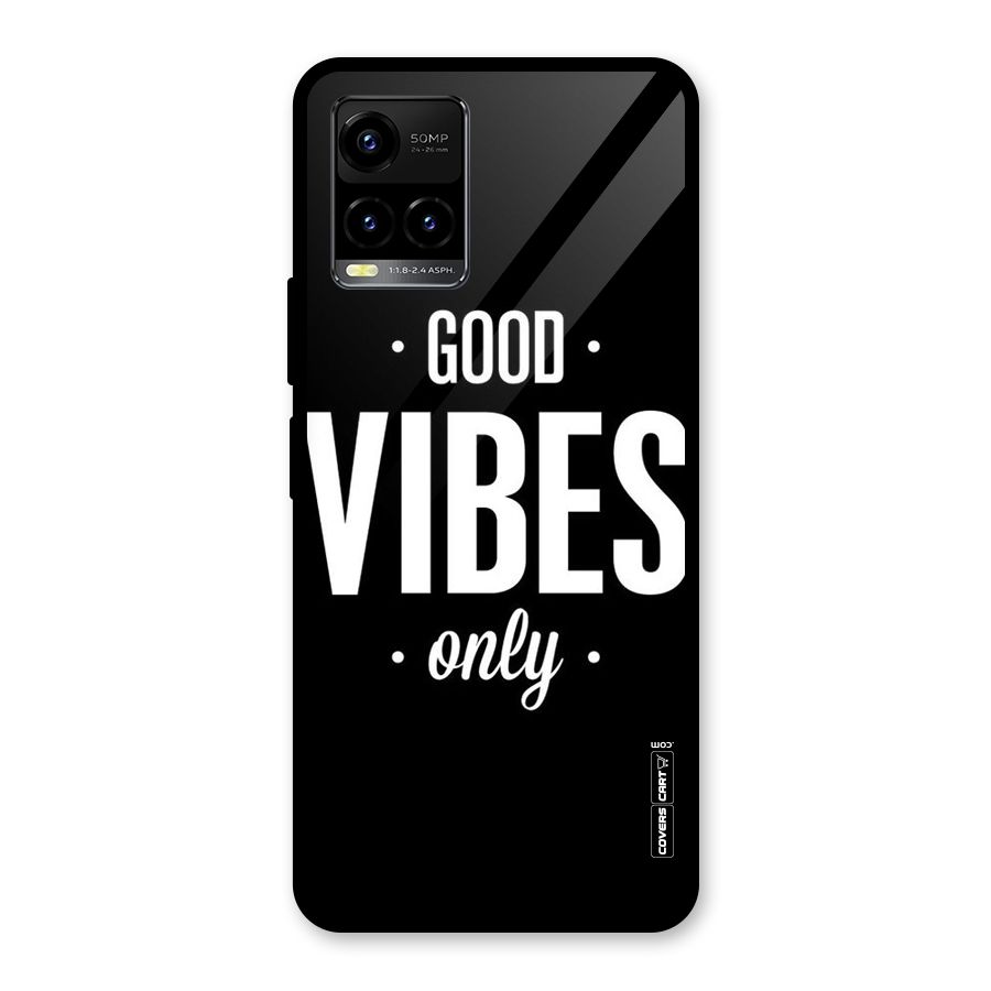 Just Vibes Glass Back Case for Vivo Y21T