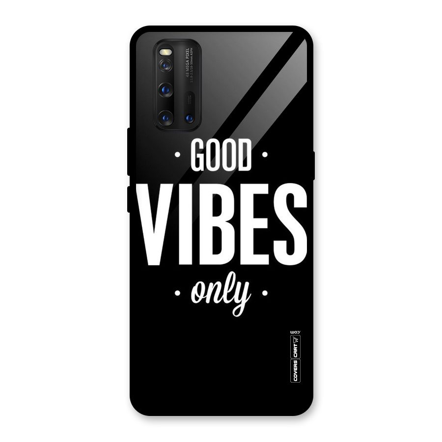 Just Vibes Glass Back Case for Vivo iQOO 3