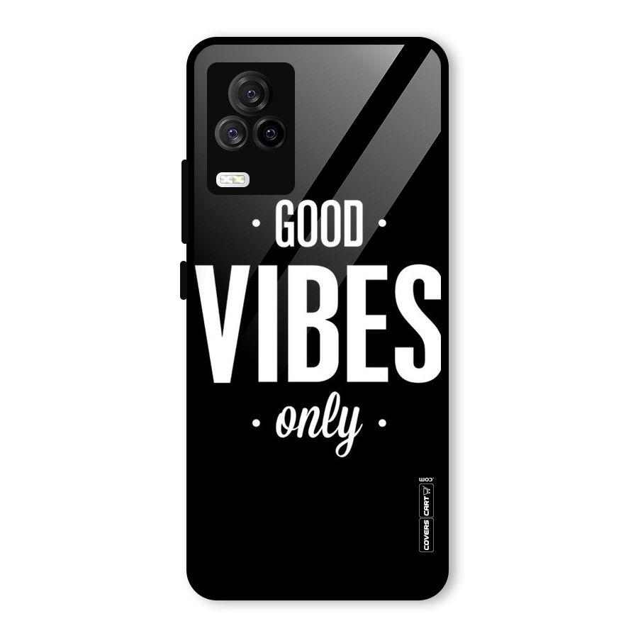 Just Vibes Glass Back Case for Vivo iQOO 7 Legend 5G