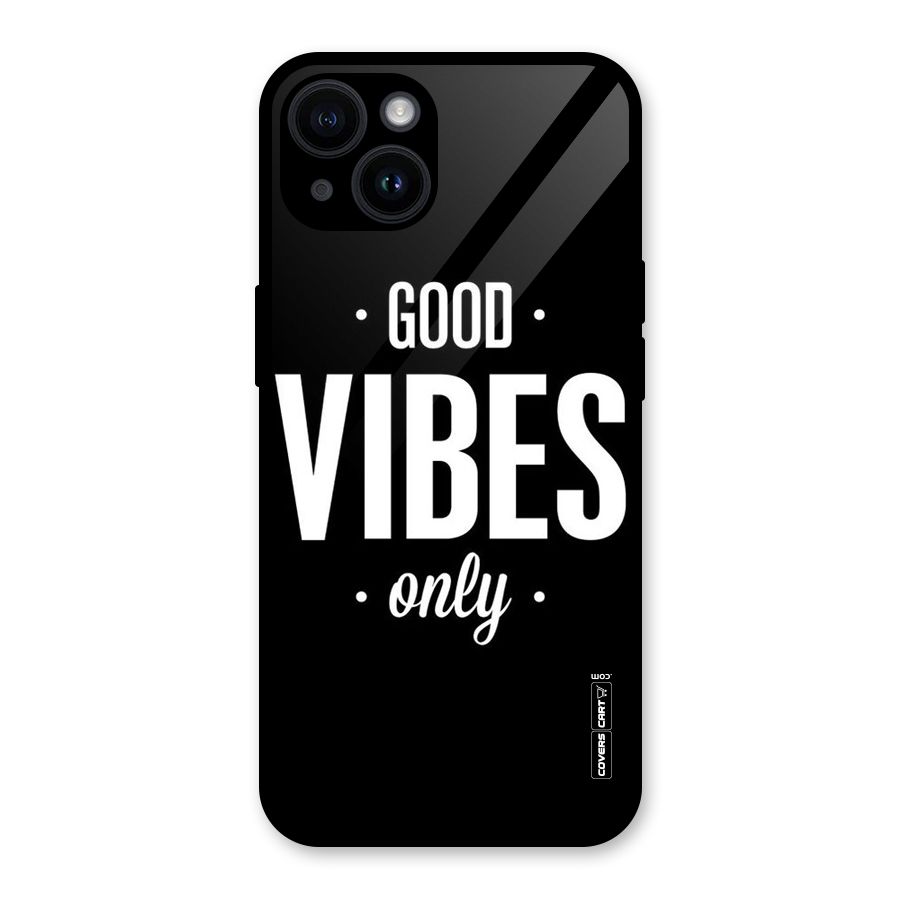 Just Vibes Glass Back Case for iPhone 14