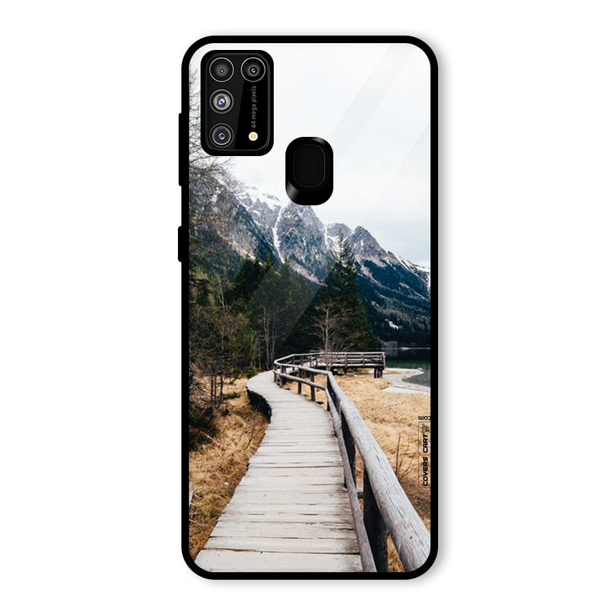 Just Wander Glass Back Case for Galaxy F41