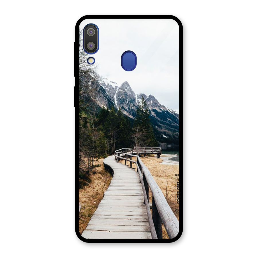 Just Wander Glass Back Case for Galaxy M20