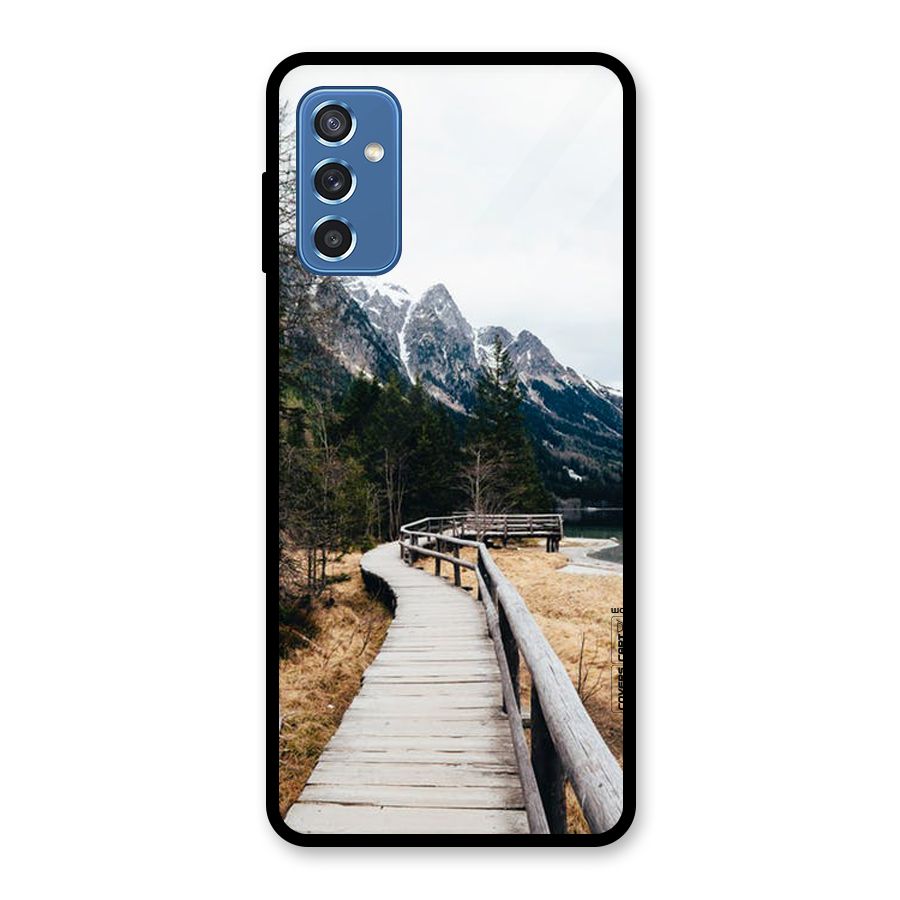 Just Wander Glass Back Case for Galaxy M52 5G