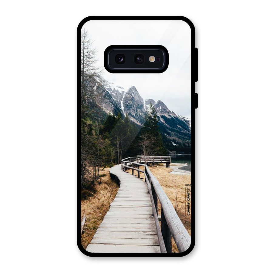 Just Wander Glass Back Case for Galaxy S10e