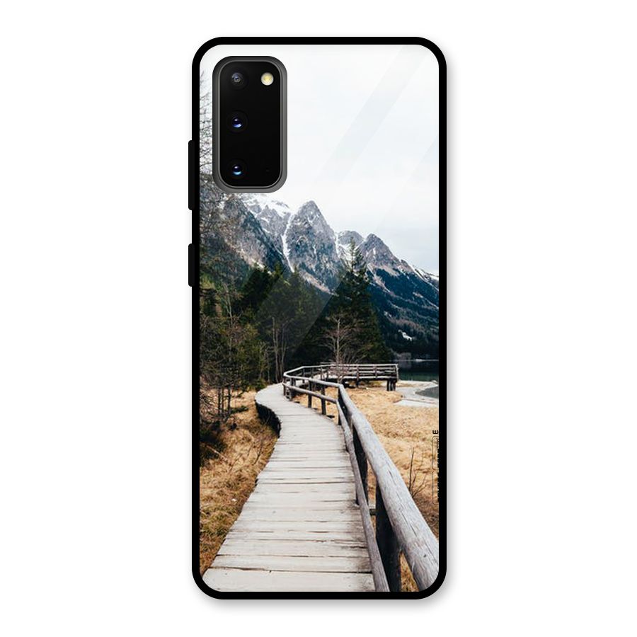 Just Wander Glass Back Case for Galaxy S20