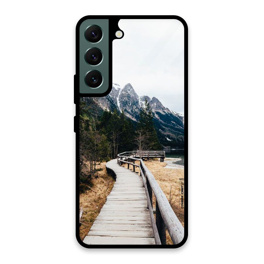 Just Wander Glass Back Case for Galaxy S22 5G