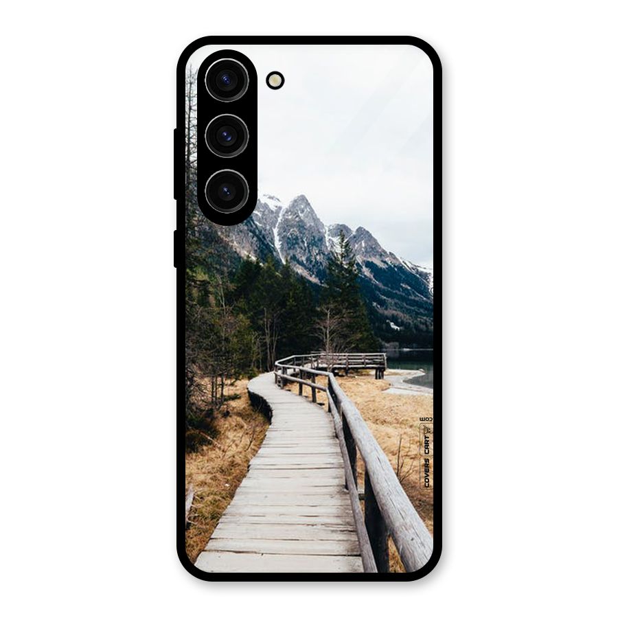 Just Wander Glass Back Case for Galaxy S23 Plus