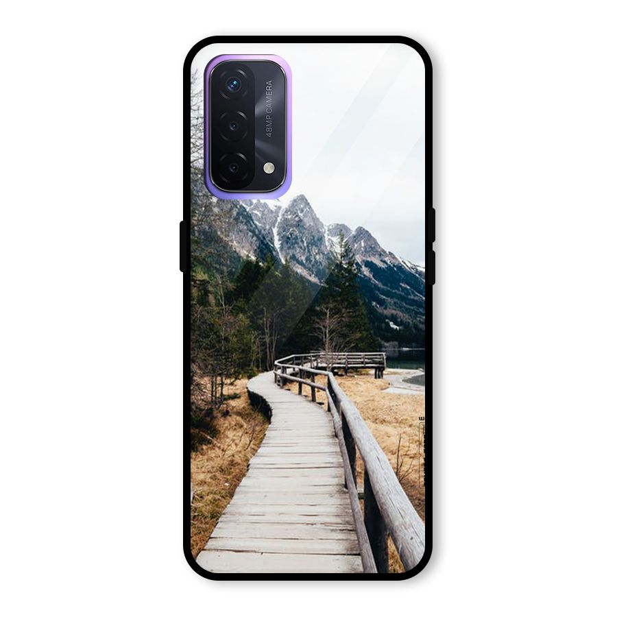 Just Wander Glass Back Case for Oppo A74 5G