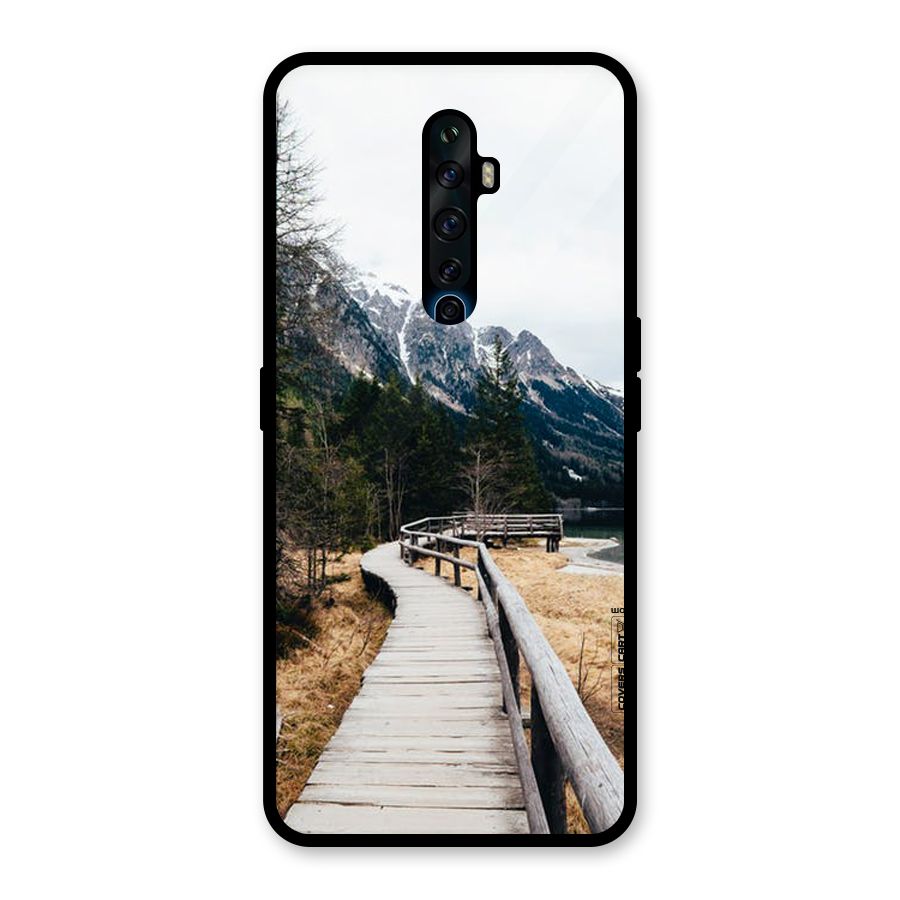 Just Wander Glass Back Case for Oppo Reno2 F