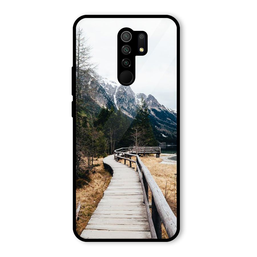 Just Wander Glass Back Case for Poco M2