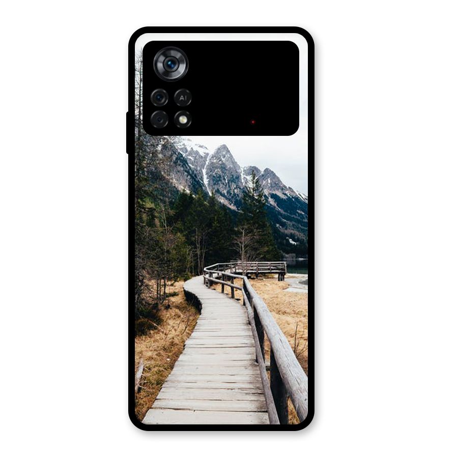 Just Wander Glass Back Case for Poco X4 Pro 5G