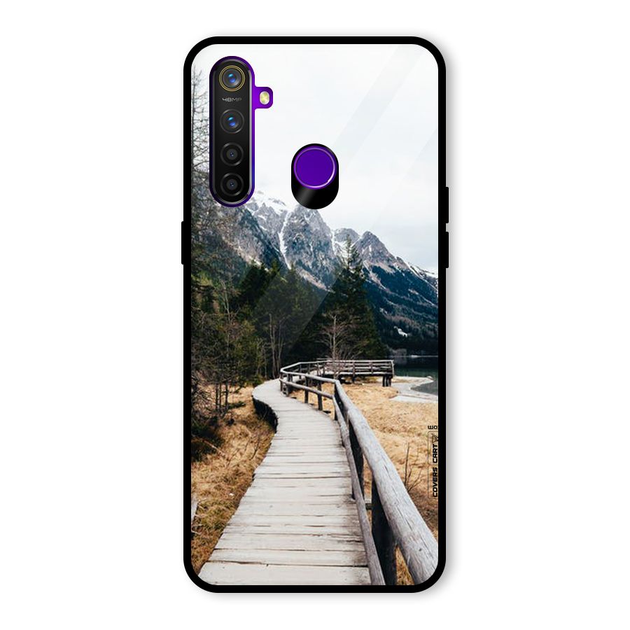 Just Wander Glass Back Case for Realme 5 Pro