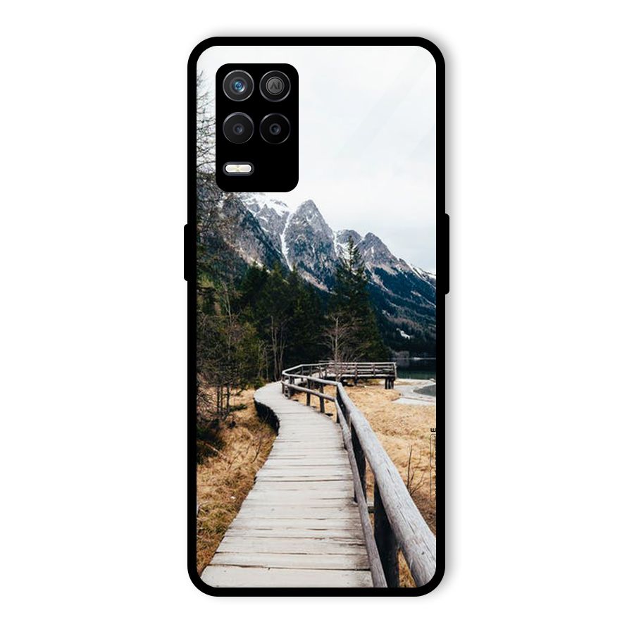 Just Wander Glass Back Case for Realme 8 5G