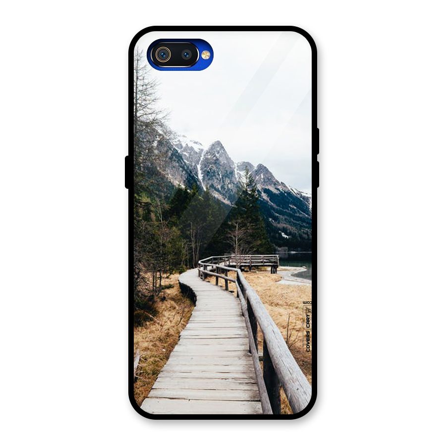 Just Wander Glass Back Case for Realme C2