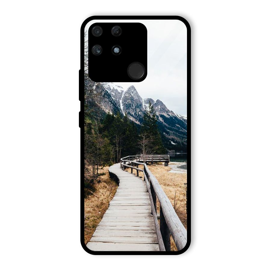 Just Wander Glass Back Case for Realme Narzo 50A