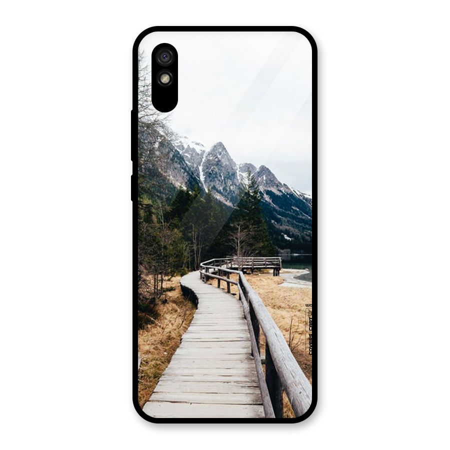 Just Wander Glass Back Case for Redmi 9A