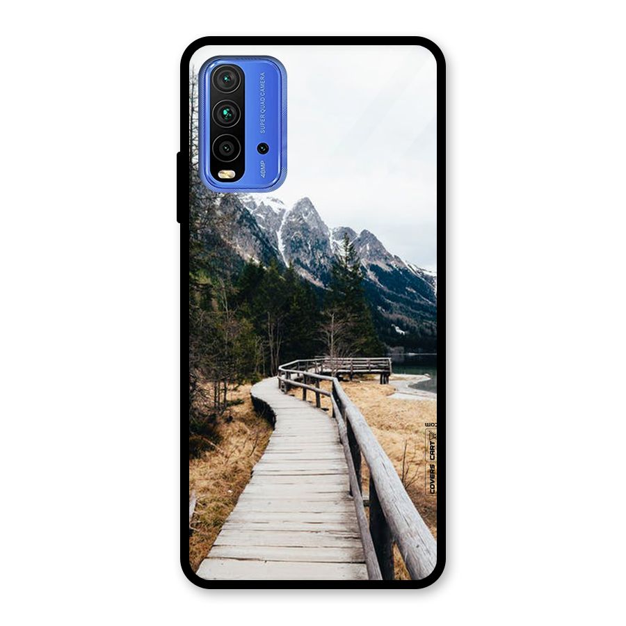 Just Wander Glass Back Case for Redmi 9 Power