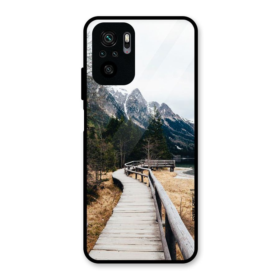 Just Wander Glass Back Case for Redmi Note 10S