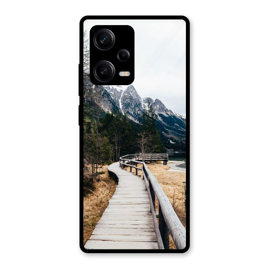 Just Wander Glass Back Case for Redmi Note 12 Pro