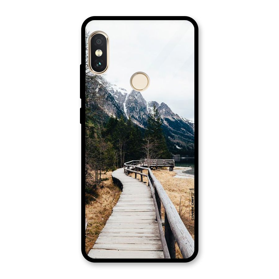 Just Wander Glass Back Case for Redmi Note 5 Pro