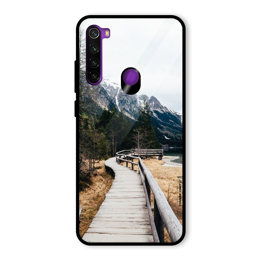 Just Wander Glass Back Case for Redmi Note 8
