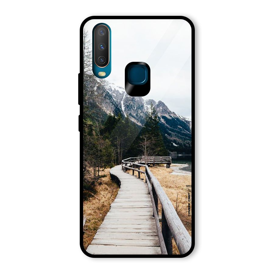 Just Wander Glass Back Case for Vivo U10