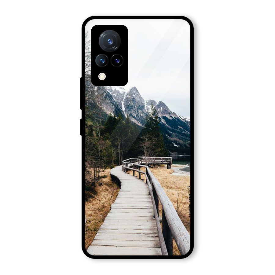 Just Wander Glass Back Case for Vivo V21 5G