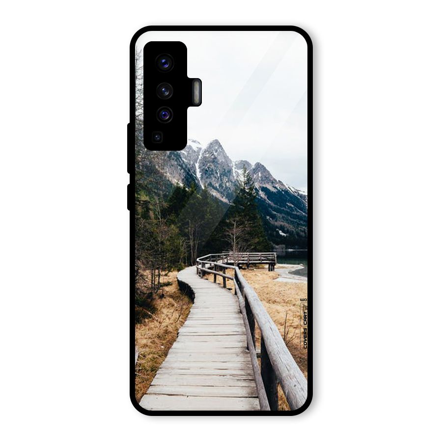 Just Wander Glass Back Case for Vivo X50