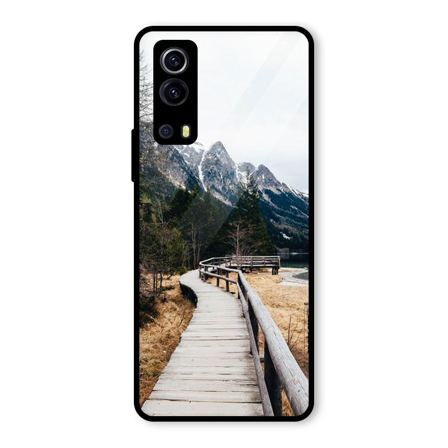 Just Wander Glass Back Case for Vivo iQOO Z3