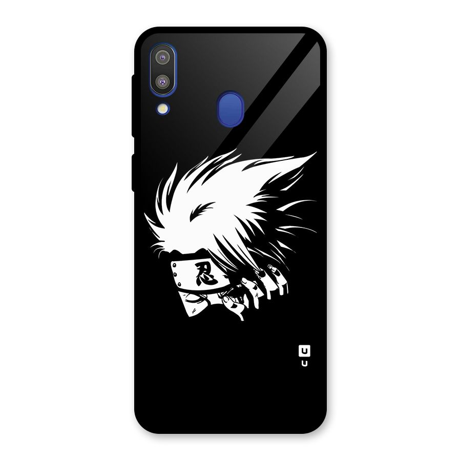 Kakashi Hatake Black Glass Back Case for Galaxy M20