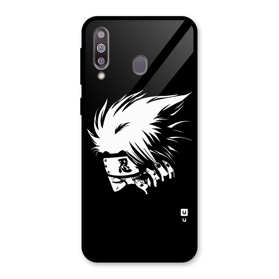 Kakashi Hatake Black Glass Back Case for Galaxy M30
